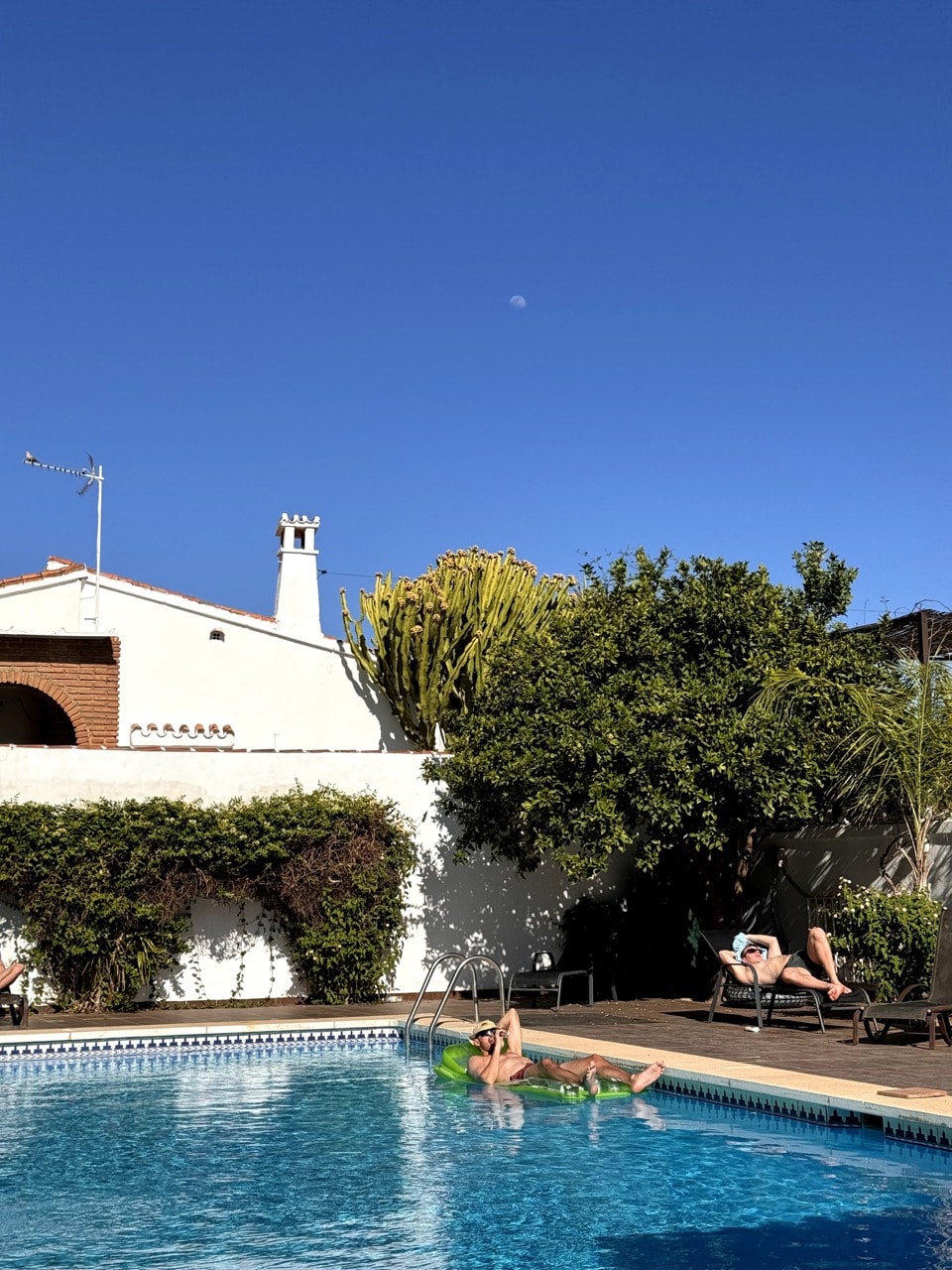 Poolside in Fuengirola